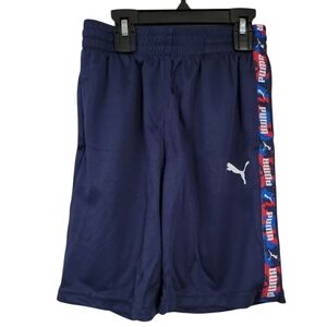 NWT size 6 Puma Americana Pack Mesh Shorts in Navy